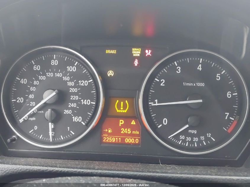 2008 BMW 328I VIN: WBAVA33558P143411 Lot: 43867477