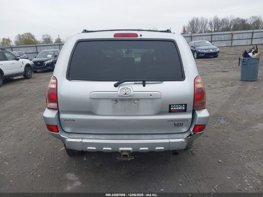2005 Toyota 4Runner Sr5 V6 VIN: JTEZU14R850061349 Lot: 43867509