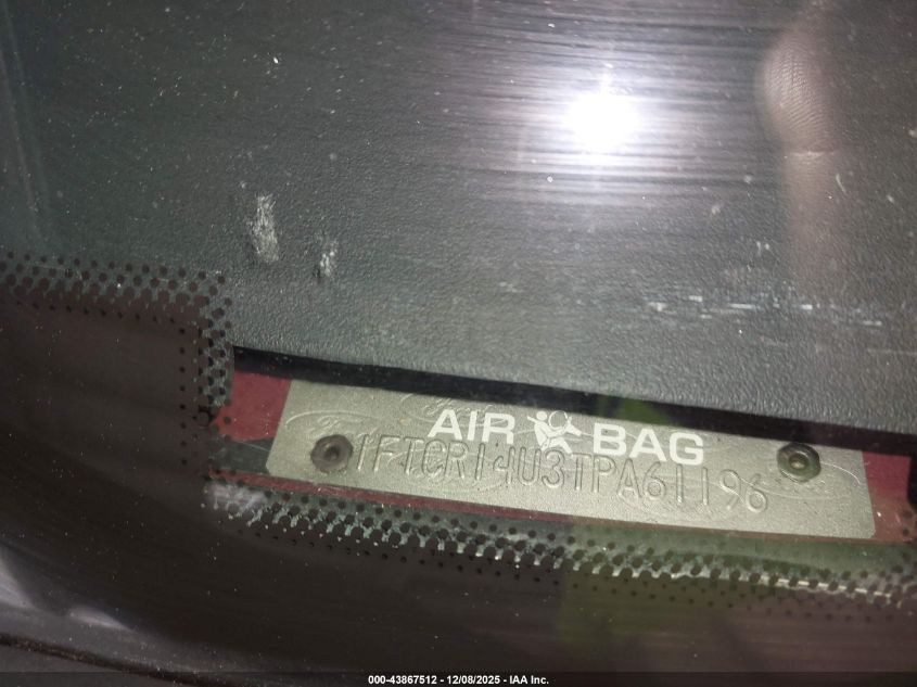 1996 Ford Ranger Super Cab VIN: 1FTCR14U3TPA61196 Lot: 43867512