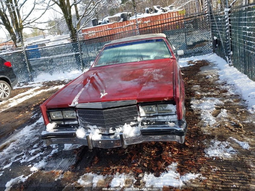 1984 Cadillac Eldorado Biarritz VIN: 1G6AL6789EE650565 Lot: 43867551