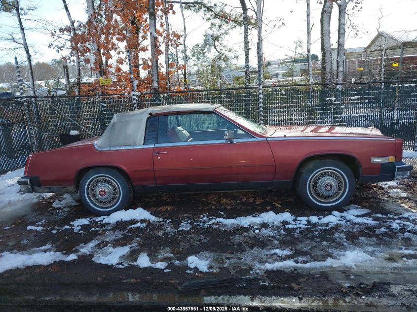1984 Cadillac Eldorado Biarritz VIN: 1G6AL6789EE650565 Lot: 43867551