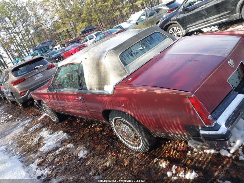 1984 Cadillac Eldorado Biarritz VIN: 1G6AL6789EE650565 Lot: 43867551
