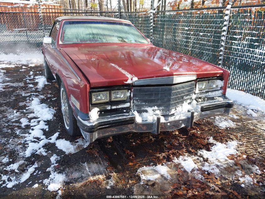 1984 Cadillac Eldorado Biarritz VIN: 1G6AL6789EE650565 Lot: 43867551