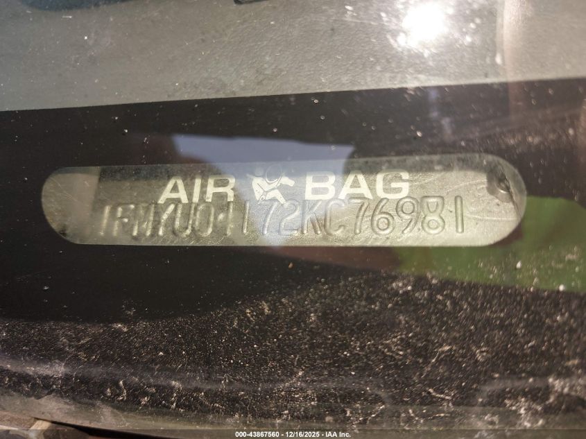 2002 Ford Escape Xlt VIN: 1FMYU04172KC76981 Lot: 43867560