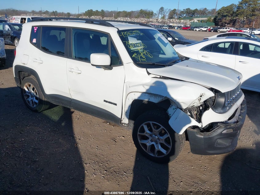 ZACCJBBB7HPF40486 2017 Jeep Renegade Latitude 4X4 auction photo 1
