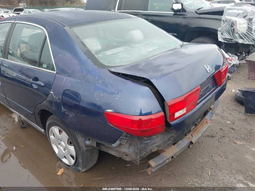 2005 Honda Accord 2.4 Lx VIN: 1HGCM564X5A115412 Lot: 43867598