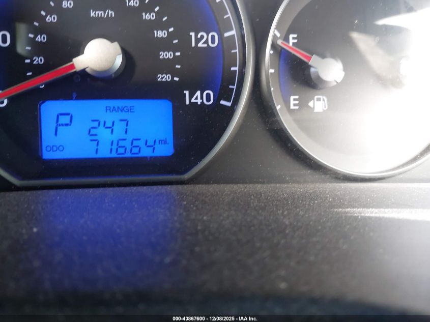 2011 Hyundai Santa Fe Gls V6 VIN: 5XYZG4AG8BG057632 Lot: 43867600