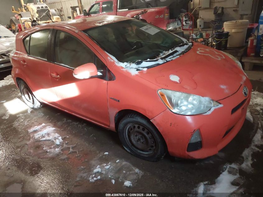 2012 Toyota Prius C One VIN: JTDKDTB35C1012164 Lot: 43867610