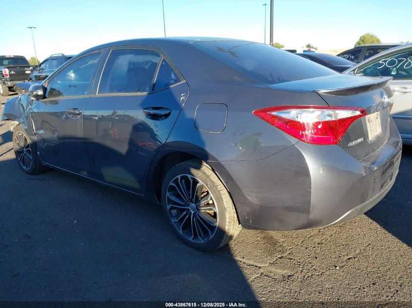 2016 Toyota Corolla S Plus VIN: 5YFBURHEXGP436050 Lot: 43867615