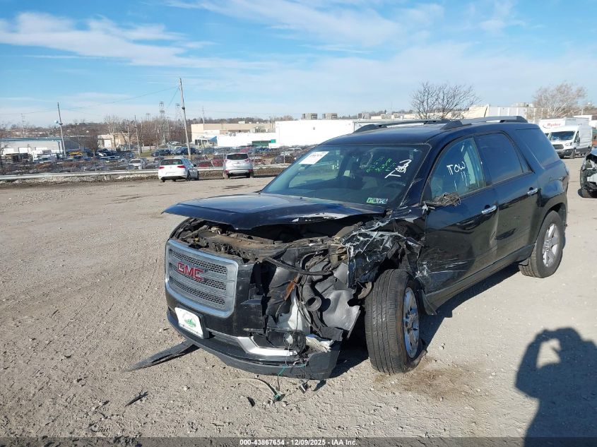 2016 GMC Acadia Sle-2 VIN: 1GKKVPKD0GJ143901 Lot: 43867654