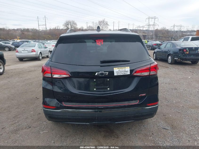 2022 Chevrolet Equinox Awd Rs VIN: 2GNAXWEV5N6121121 Lot: 43867666