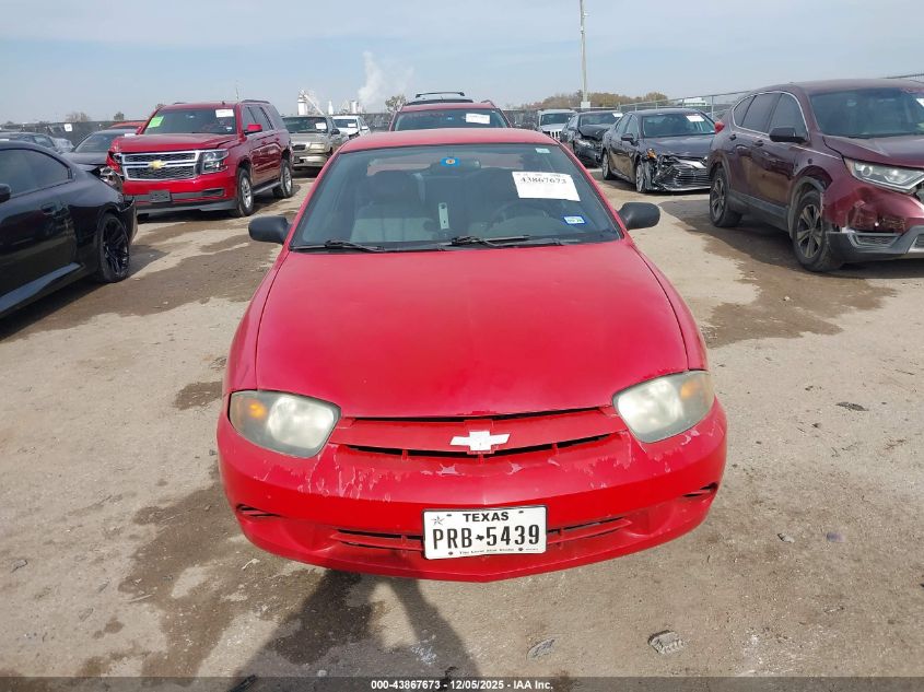 2004 Chevrolet Cavalier VIN: 1G1JC12F147123640 Lot: 43867673