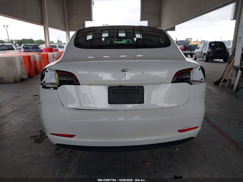 2021 Tesla Model 3 Standard Range Plus Rear-Wheel Drive VIN: 5YJ3E1EA1MF977497 Lot: 43867704