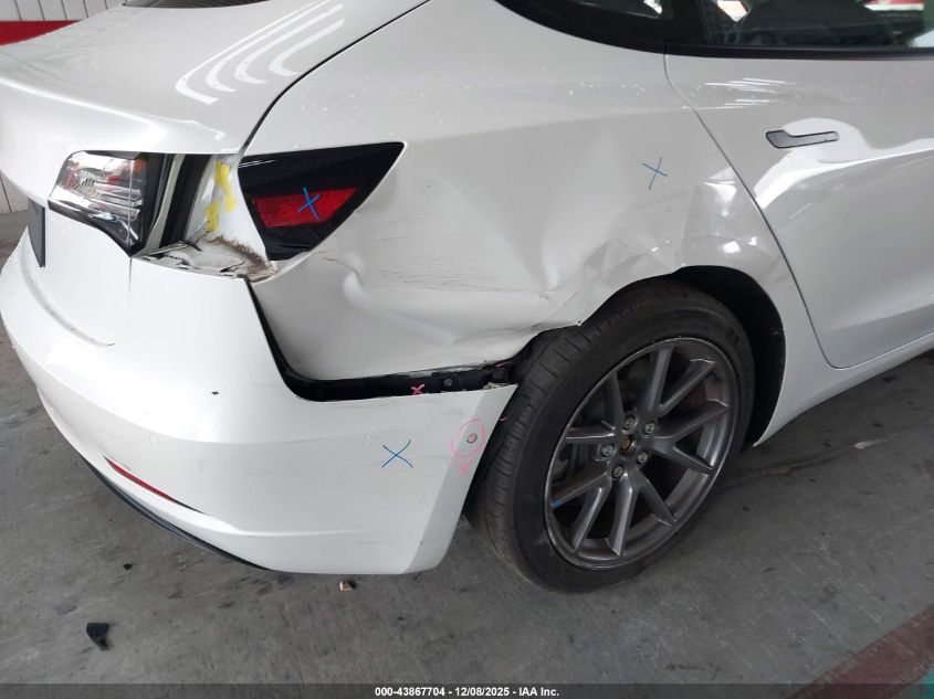 2021 Tesla Model 3 Standard Range Plus Rear-Wheel Drive VIN: 5YJ3E1EA1MF977497 Lot: 43867704