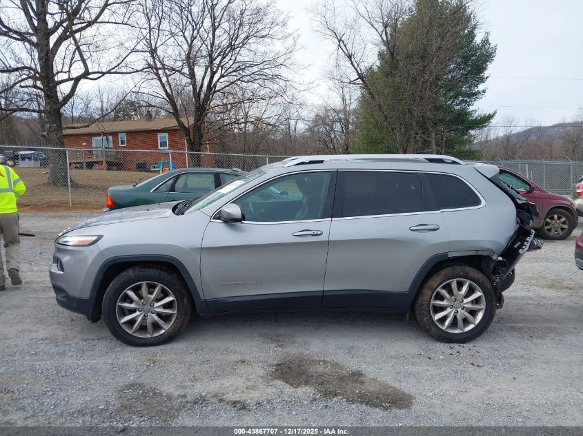 2016 Jeep Cherokee Limited VIN: 1C4PJMDS4GW103850 Lot: 43867707