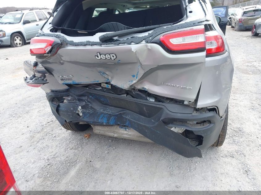 2016 Jeep Cherokee Limited VIN: 1C4PJMDS4GW103850 Lot: 43867707