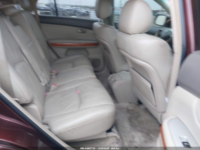 2008 Lexus Rx 350 VIN: JTJGK31U389851130 Lot: 43867733