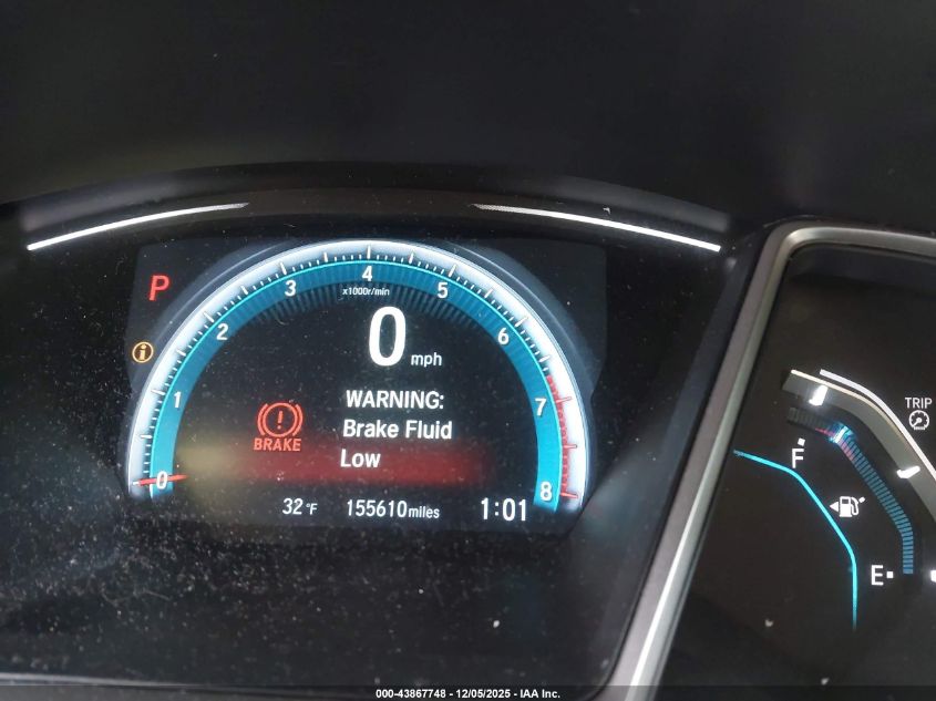 2016 Honda Civic Ex VIN: 19XFC2F71GE061263 Lot: 43867748