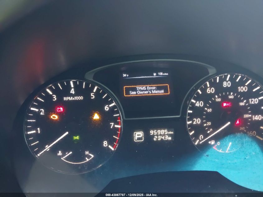 2015 Nissan Altima 2.5/2.5 S/2.5 Sl/2.5 Sv VIN: 1N4AL3AP3FN311335 Lot: 43867787