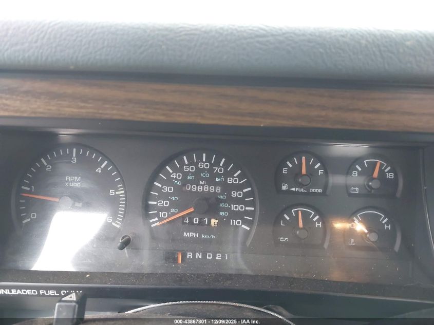 1996 Dodge Dakota VIN: 1B7GL23X1TS565621 Lot: 43867801