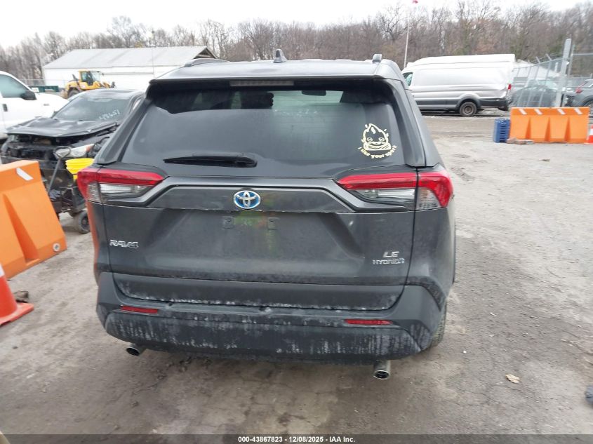 2020 Toyota Rav4 Le Hybrid VIN: 2T3MWRFV9LW071219 Lot: 43867823