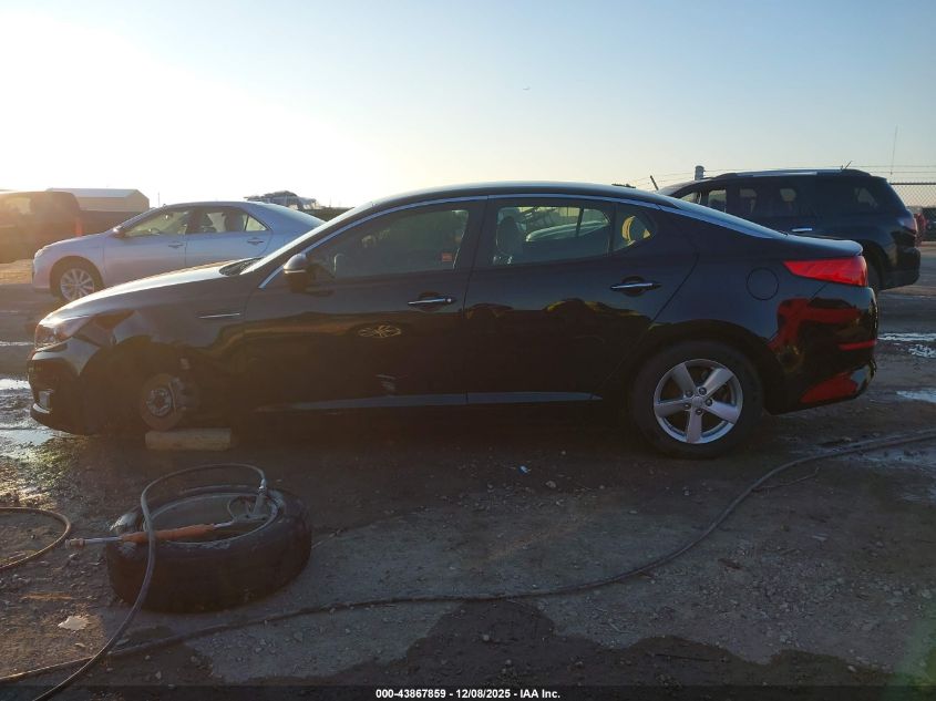 2015 Kia Optima Lx VIN: 5XXGM4A74FG448013 Lot: 43867859