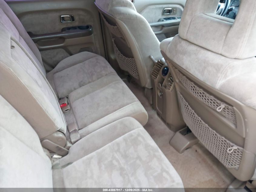 2005 Honda Pilot Ex VIN: 5FNYF18445B037043 Lot: 43867917