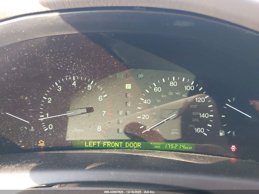 1999 Lexus Ls 400 VIN: JT8BH28F0X0148504 Lot: 43867920