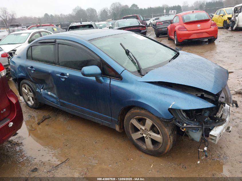 2008 Honda Civic Ex VIN: 1HGFA16848L029247 Lot: 43867928