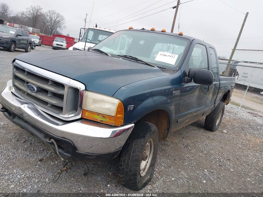 1999 Ford F-250 Lariat/Xl/Xlt, Обычный износ, IAAI, VIN 1FTNX21L8XED21643 — фото 2