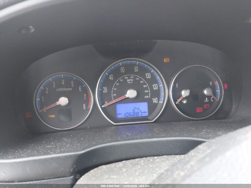 2008 Hyundai Santa Fe Gls VIN: 5NMSG73D18H183402 Lot: 43867940