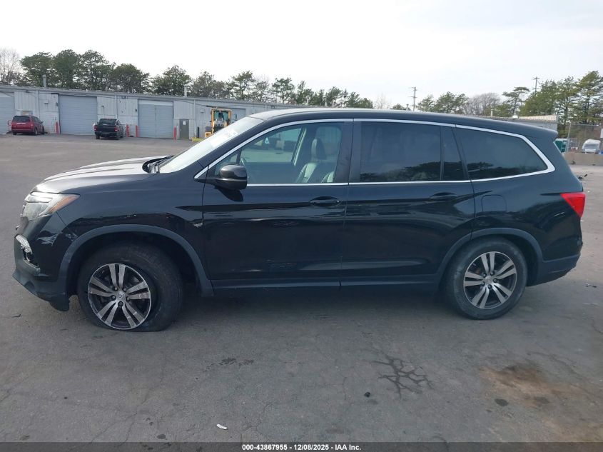 2017 Honda Pilot Ex-L VIN: 5FNYF6H56HB038933 Lot: 43867955