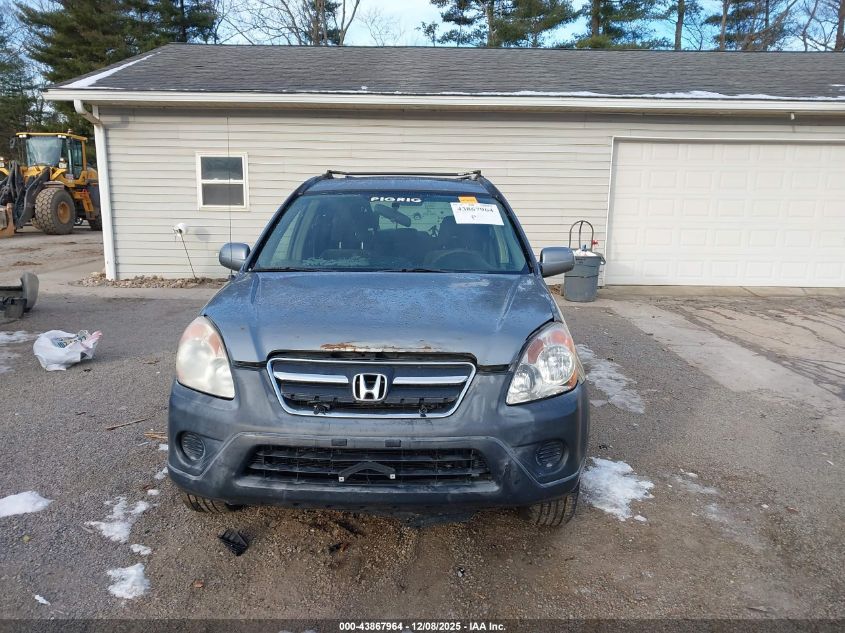 2005 Honda Cr-V Ex VIN: JHLRD77895C059637 Lot: 43867964