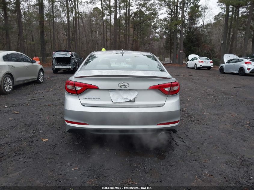 2016 Hyundai Sonata Se VIN: 5NPE24AF7GH365346 Lot: 43867975