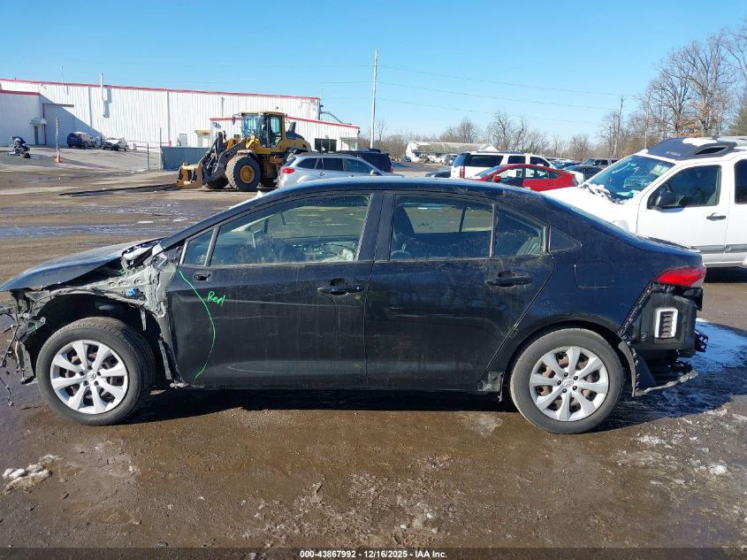 2021 Toyota Corolla Le VIN: JTDEPMAE4MJ184328 Lot: 43867992