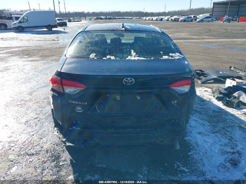 2021 Toyota Corolla Le VIN: JTDEPMAE4MJ184328 Lot: 43867992