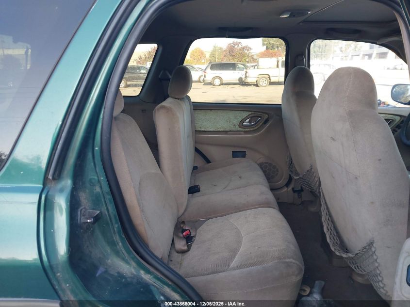 2001 Mazda Tribute Es V6/Lx V6 VIN: 4F2YU08181KM13326 Lot: 43868004