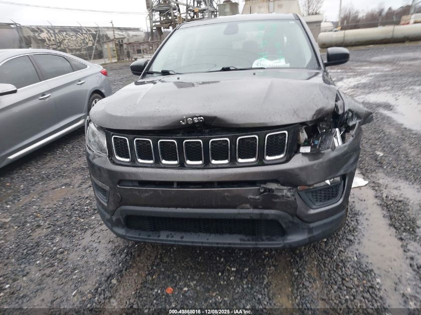 2017 Jeep New Compass Sport 4X4 VIN: 3C4NJDABXHT666856 Lot: 43868016