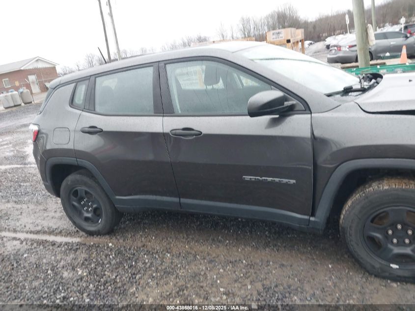 2017 Jeep New Compass Sport 4X4 VIN: 3C4NJDABXHT666856 Lot: 43868016