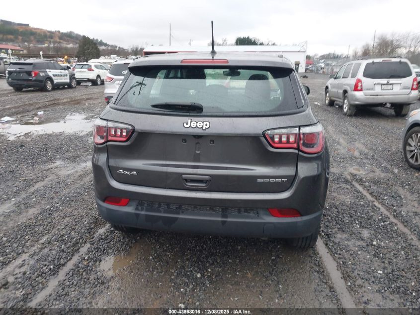 2017 Jeep New Compass Sport 4X4 VIN: 3C4NJDABXHT666856 Lot: 43868016