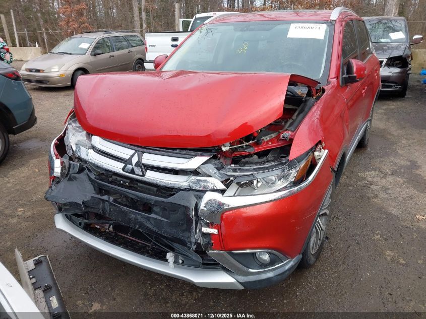 2017 Mitsubishi Outlander Se/Sel VIN: JA4AZ3A39HZ029759 Lot: 43868071