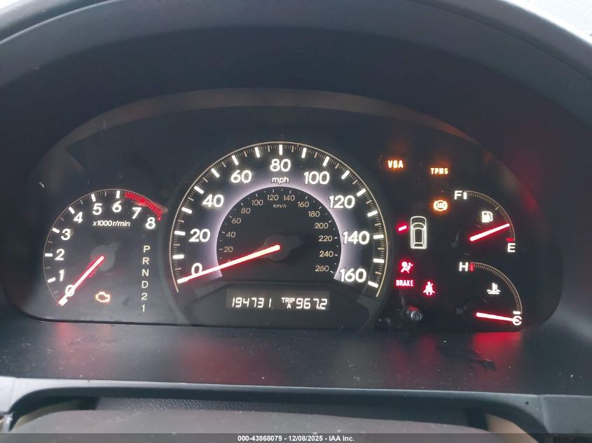 2008 Honda Odyssey Ex-L VIN: 5FNRL38678B041201 Lot: 43868079