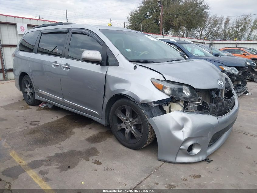 TOYOTA SIENNA SE 8 PASSENGER