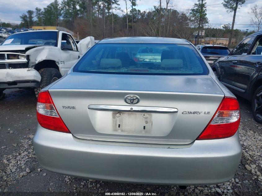 2004 Toyota Camry Le VIN: 4T1BE32K94U939345 Lot: 43868162