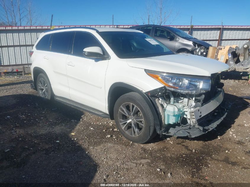 TOYOTA HIGHLANDER XLE V6