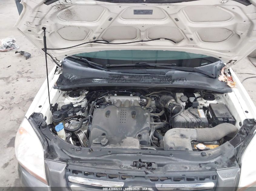 2008 Kia Sportage Lx V6 VIN: KNDJE723087538240 Lot: 43868233