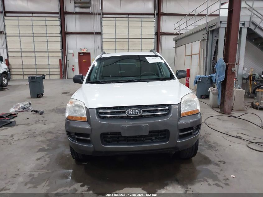 2008 Kia Sportage Lx V6 VIN: KNDJE723087538240 Lot: 43868233