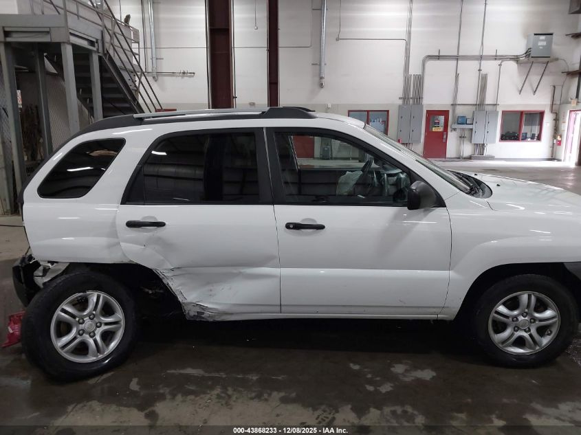 2008 Kia Sportage Lx V6 VIN: KNDJE723087538240 Lot: 43868233