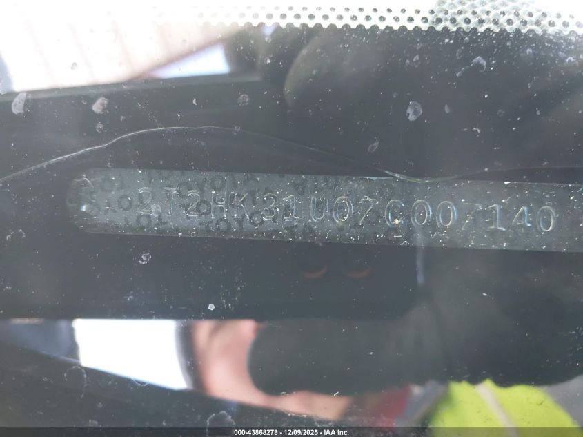 2007 Lexus Rx 350 VIN: 2T2HK31U07C007140 Lot: 43868278