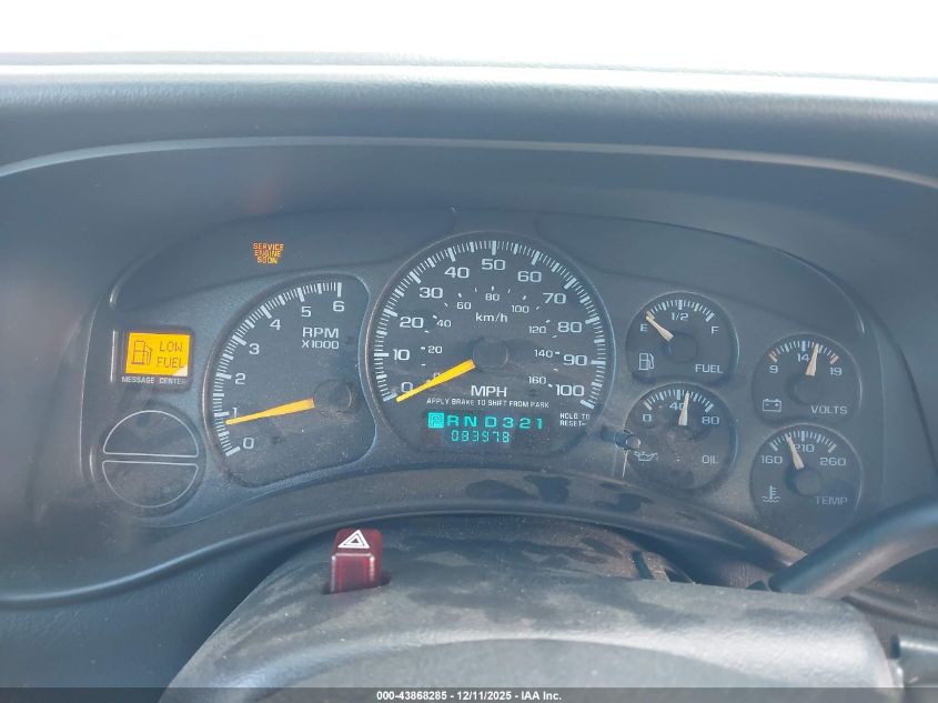 2001 Chevrolet Silverado 1500 Ls VIN: 1GCEK19T71E105609 Lot: 43868285